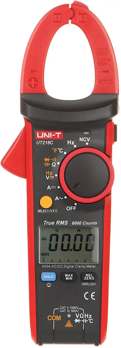 UNI-T UT-216C Digitale Stroomtang - True RMS - NCV Functie - Wit