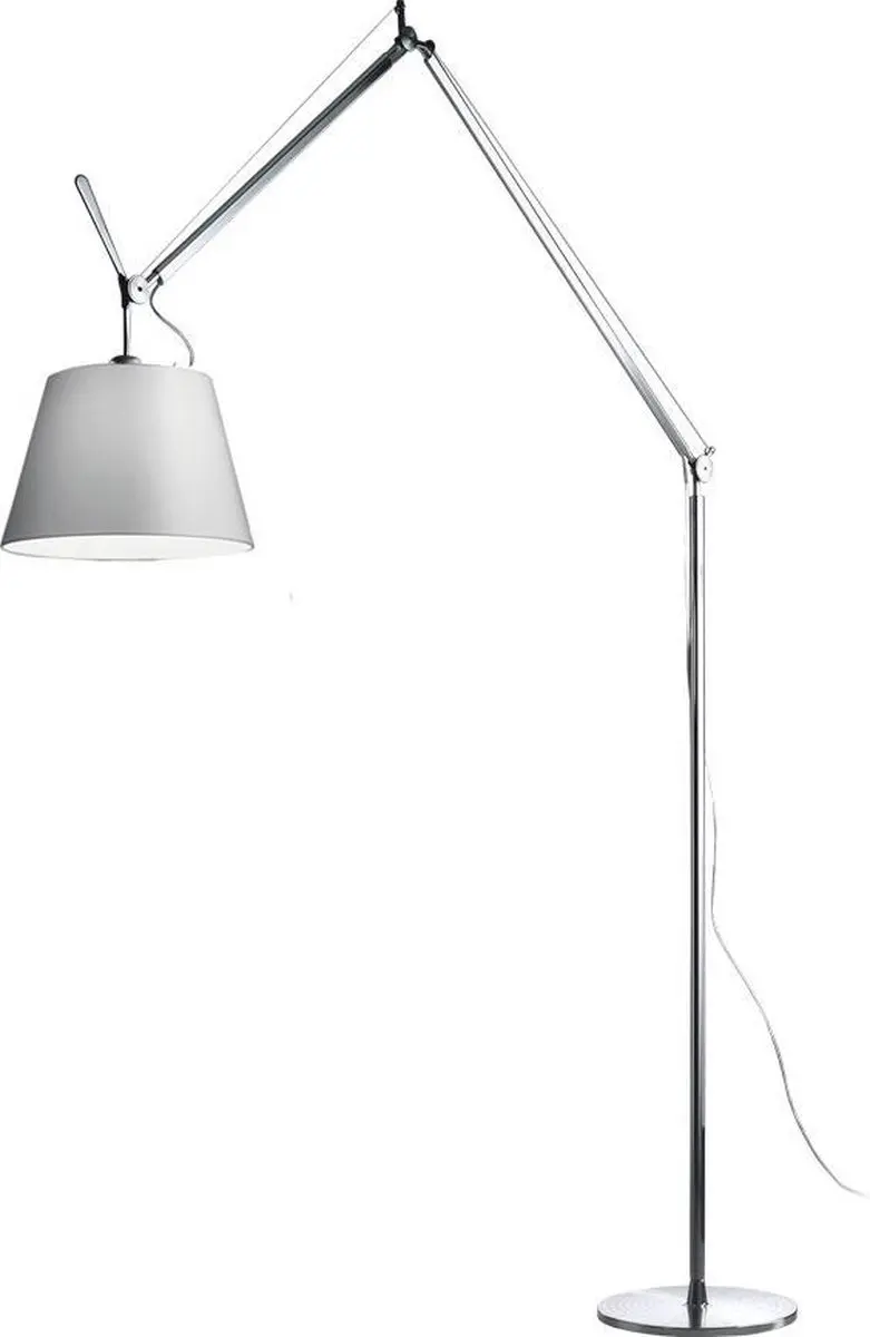 Artemide Tolomeo Mega Vloerlamp - 150W - Ø32cm - Satijngrijs