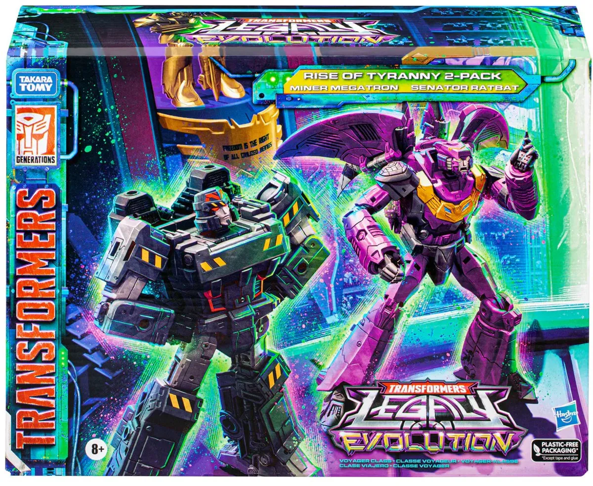 Hasbro Transformers Legacy Evolution Senator Ratbat & Miner Megatron - Multi - afbeelding 6 van 6