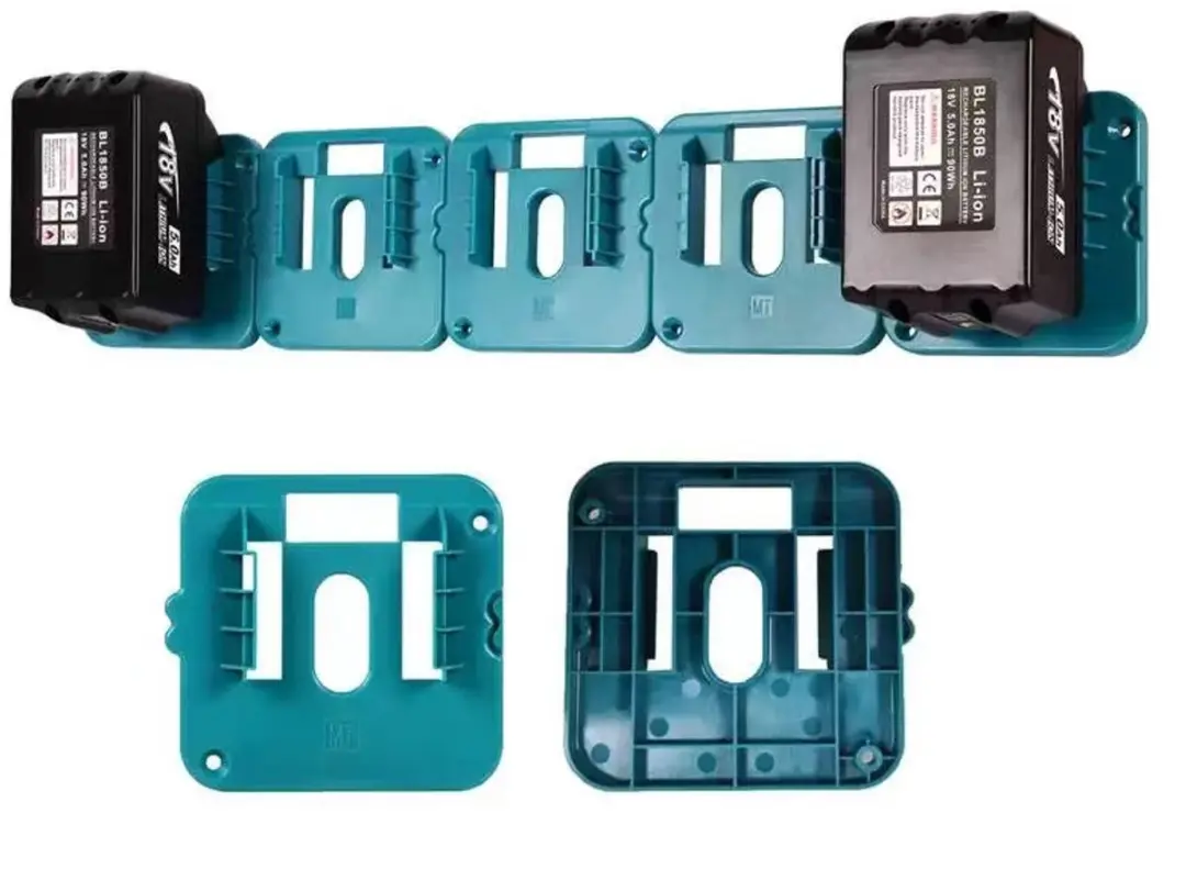 ECTEATOY Accuhouder Makita 18V - 5 Stuks - Blauw