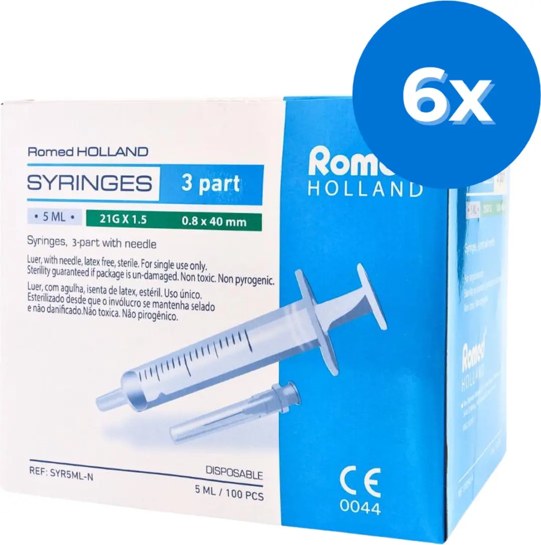 Romed Injectiespuiten 5ml met naald