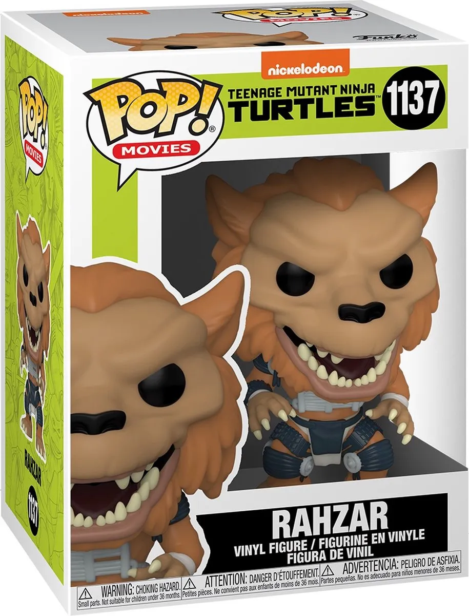 Funko Teenage Mutant Ninja Turtles POP! Movies Rahzar - 9cm - Multicolours