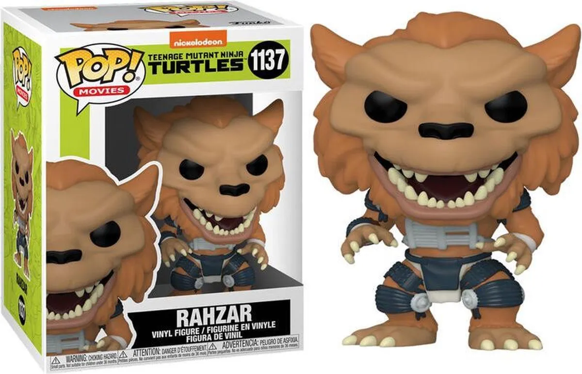 Funko Teenage Mutant Ninja Turtles POP! Movies Rahzar - 9cm - Multicolours