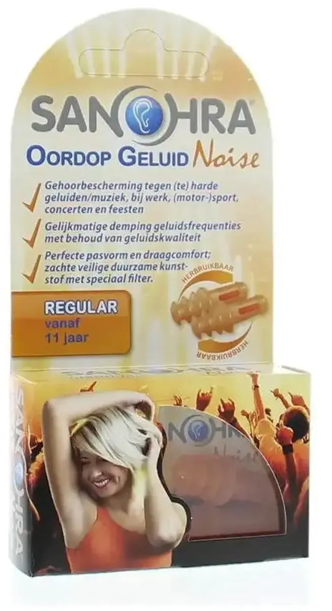 Sanohra Oordoppen Geluid - Transparant