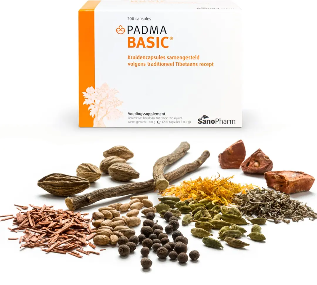 Sanopharm Padma Basic 200 Capsules - Tibetaanse Kruiden
