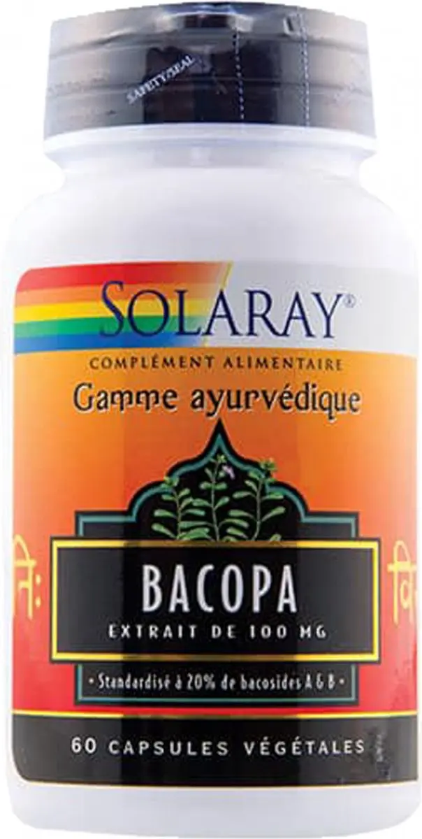 Solaray Bacopa 60 Plantaardige Capsules