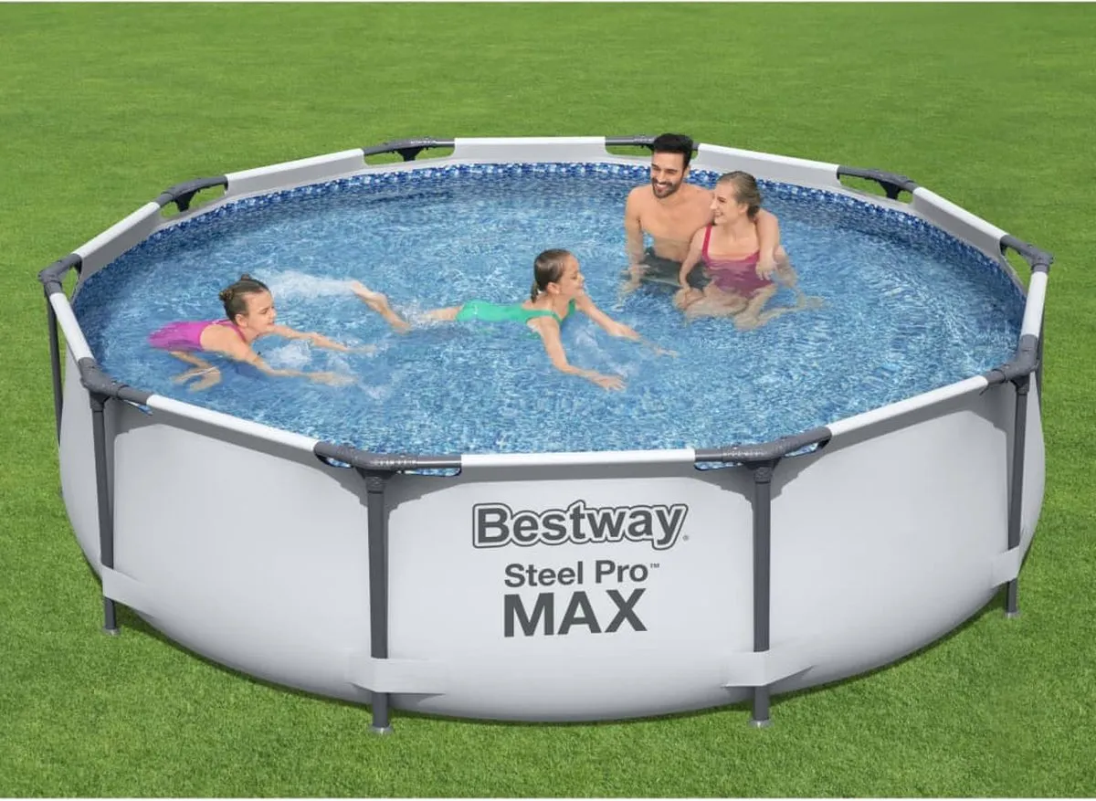 Bestway Steel Pro MAX Zwembadset 305cm - Grijs