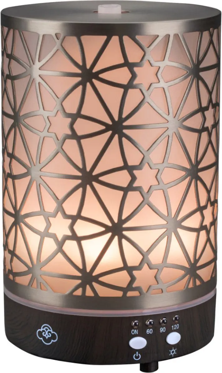 Serene House Nexus Silver Ultrasone Diffuser 90ml - Wit