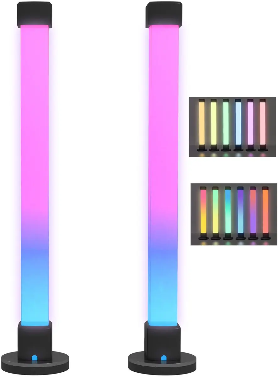 ECTEATOY Slimme RGB LED Tafellamp Wit