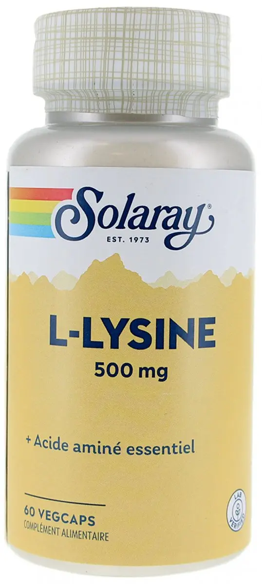 Solaray L-Lysine 500 mg 60 Vegecaps