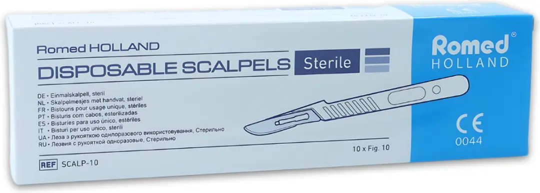 Romed Scalpelmesjes nr.10 - Set van 25 Stuks