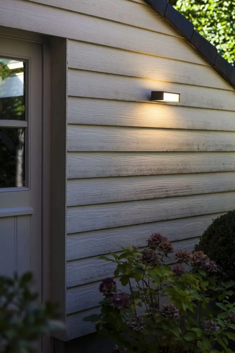 Lutec Telis LED Wandlamp Buiten - 11W 1100Lm Warmwit - PIR Sensor