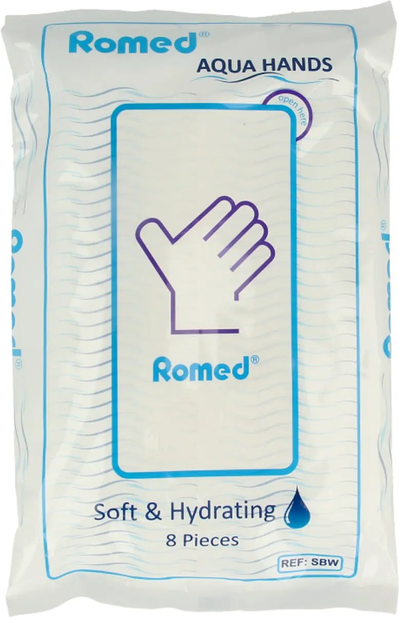 Romed Vochtige Washandjes - 8 Stuks - afbeelding 6 van 6