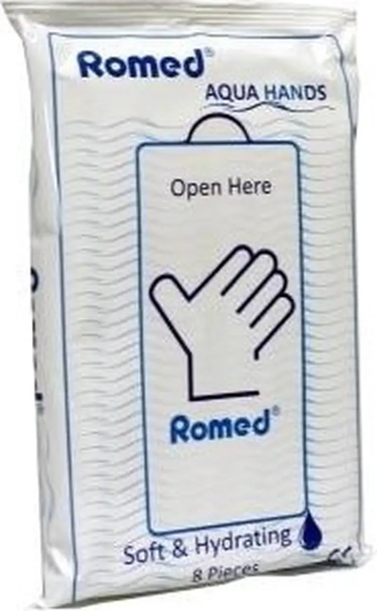 Romed Vochtige Washandjes - 8 Stuks