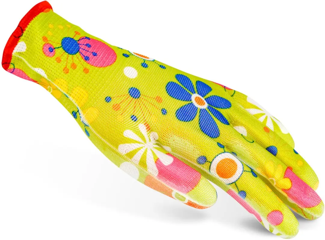 Handy Werkhandschoenen Dames Maat M - 12 Stuks - Meerkleurig