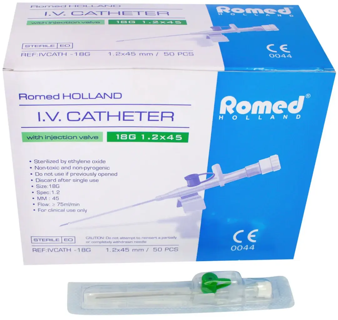 Romed I.V. Catheter 18G 1.2x45
