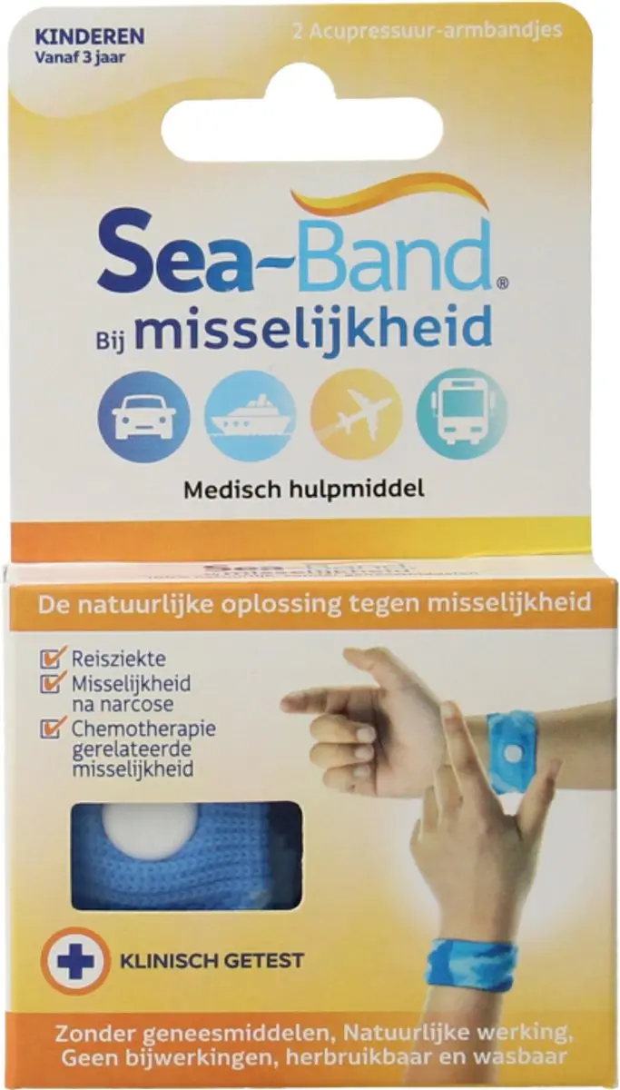 Sea Band Polsband Kinderen - Blauw
