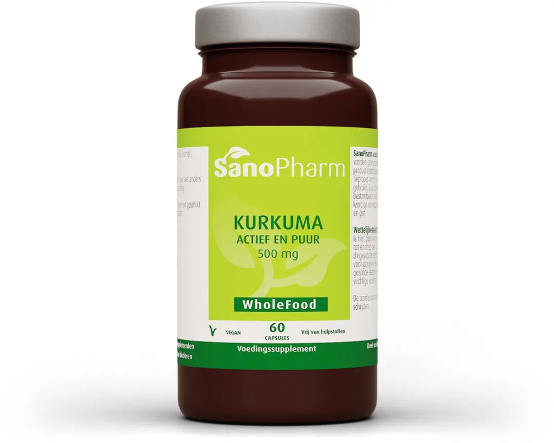 SanoPharm Kurkuma wholefood 60 Capsules
