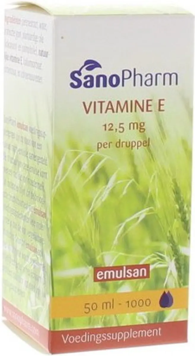 SanoPharm Vitamine E Emulsan 50 Milliliter