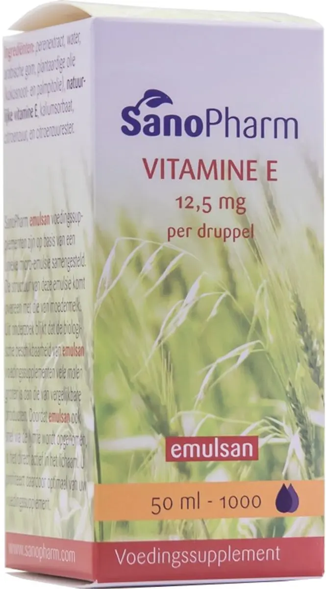 SanoPharm Vitamine E Emulsan 50 Milliliter