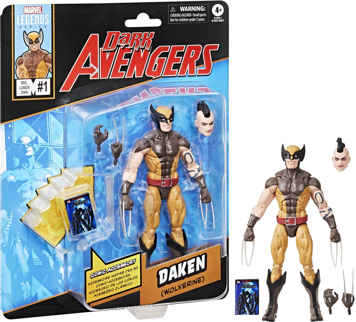 Hasbro Marvel Legends Daken Wolverine Action Figure - 15 cm - Dark Avengers