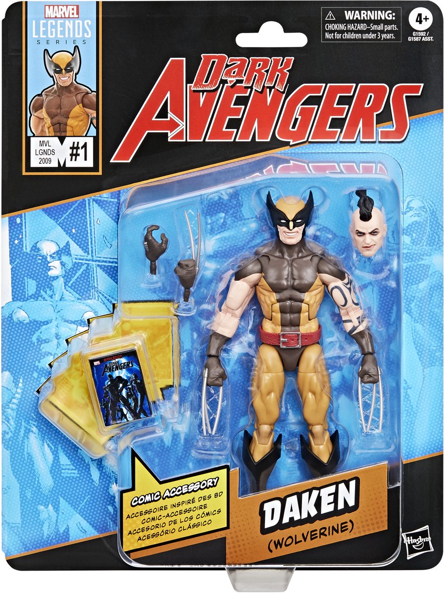 Hasbro Marvel Legends Daken Wolverine Action Figure - 15 cm - Dark Avengers