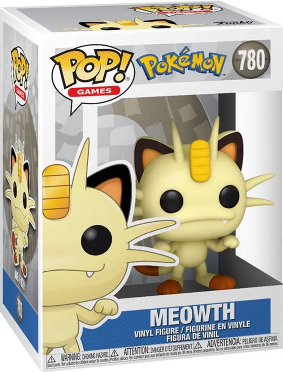 Funko Pop Pokémon Meowth 74630 - Verzamelbaar Figuur - Multi