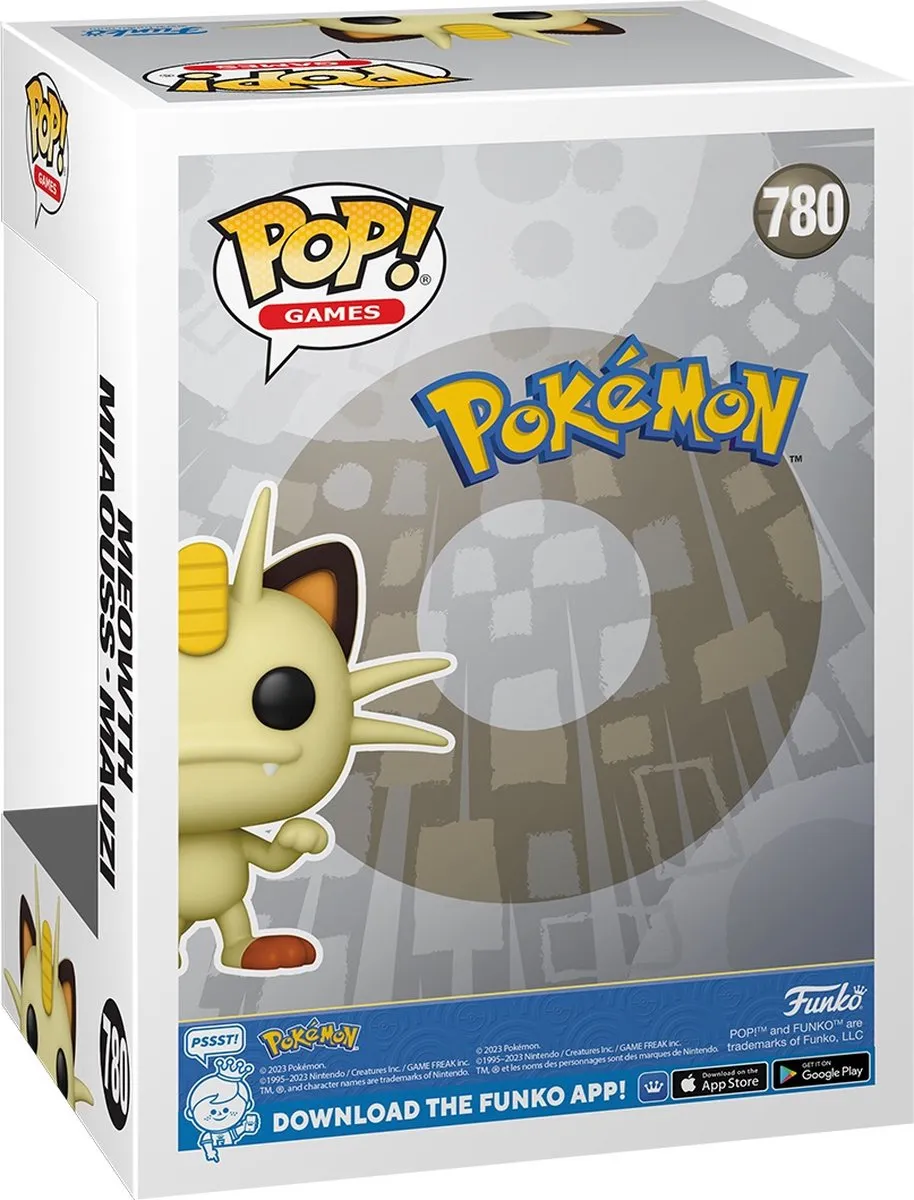 Funko Pop Pokémon Meowth 74630 - Verzamelbaar Figuur - Multi
