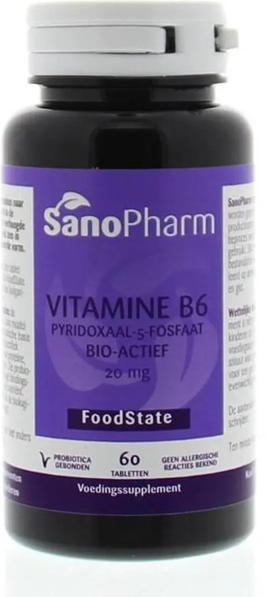 Sanopharm Vitamine B6 20mg - 60 Tabletten