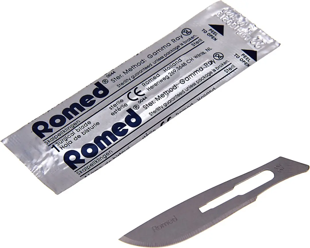 Romed Nr. 10 Steriel Scalpelmesjes - 100 Stuks
