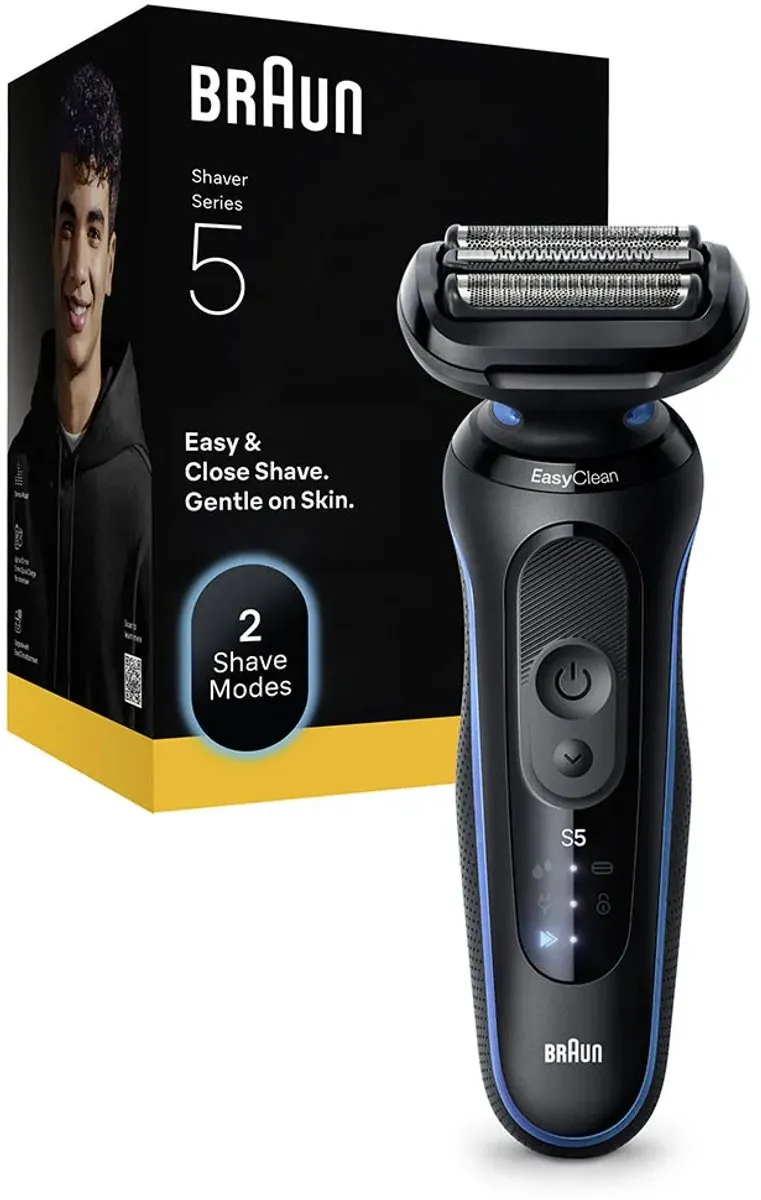 Braun Series 5 52-B1000S Elektrisch Scheerapparaat - Blauw