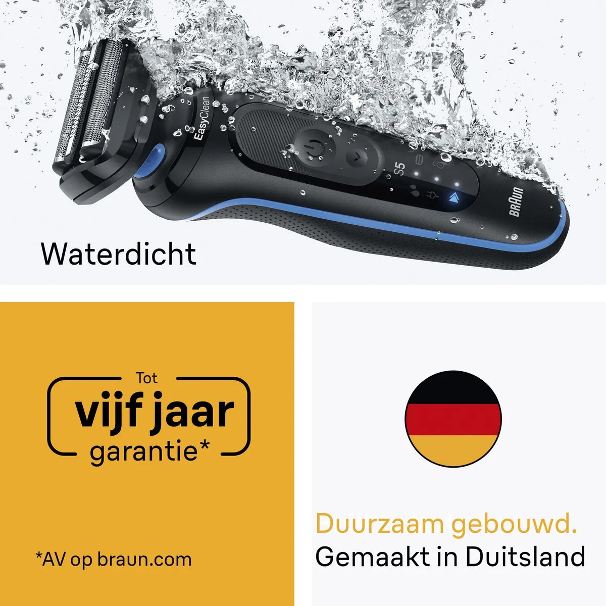 Braun Series 5 52-B1000S Elektrisch Scheerapparaat - Blauw