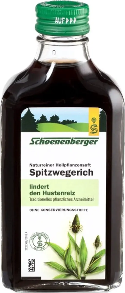 Salus Biologisch Weegbree Sap 200ml