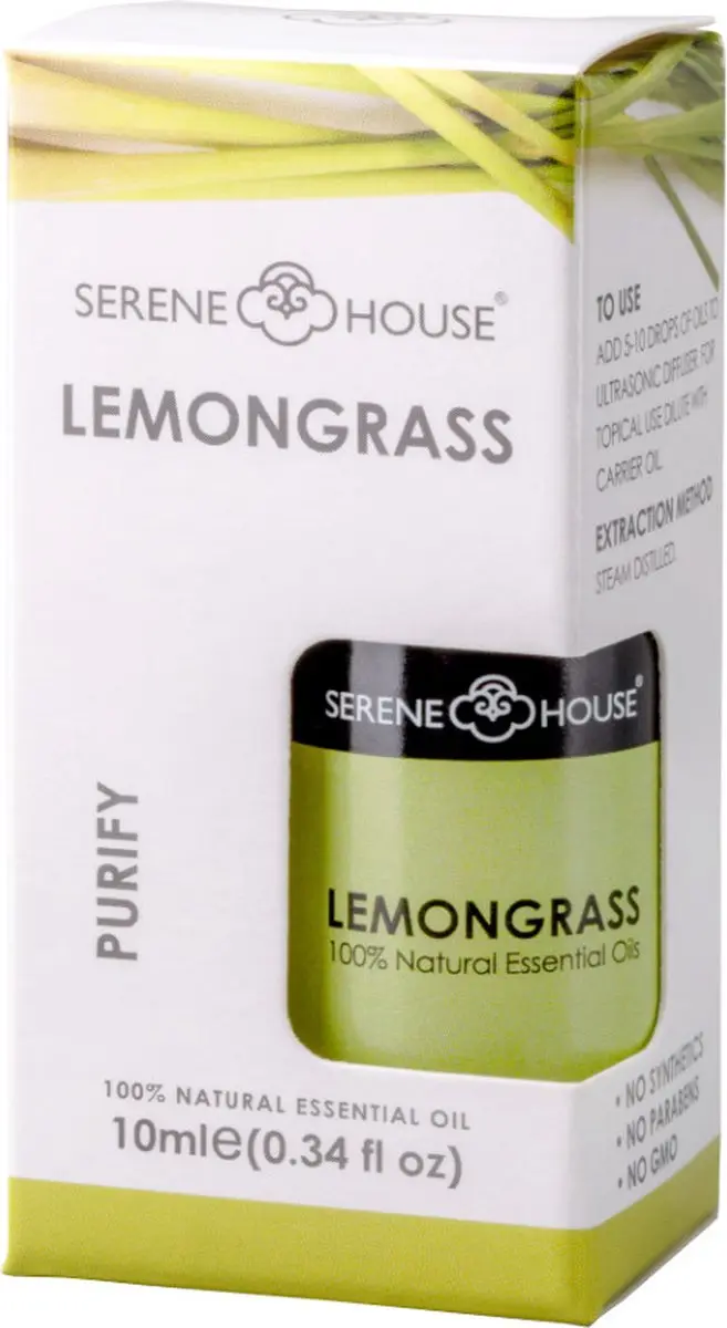 Serene House Lemongrass Etherische Olie 10ml