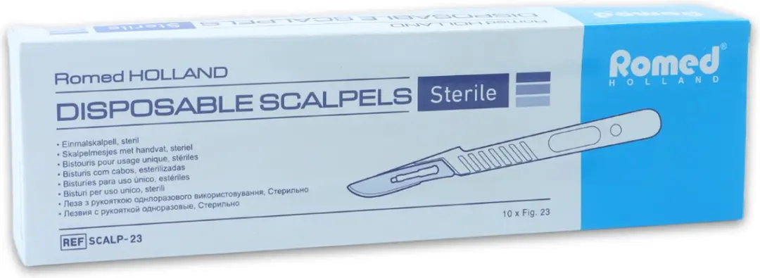 Romed Scalpelmesjes nr.23 met handvat