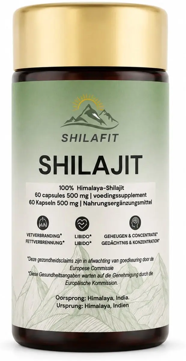 Shilafit Shilajit 500mg 60 Capsules