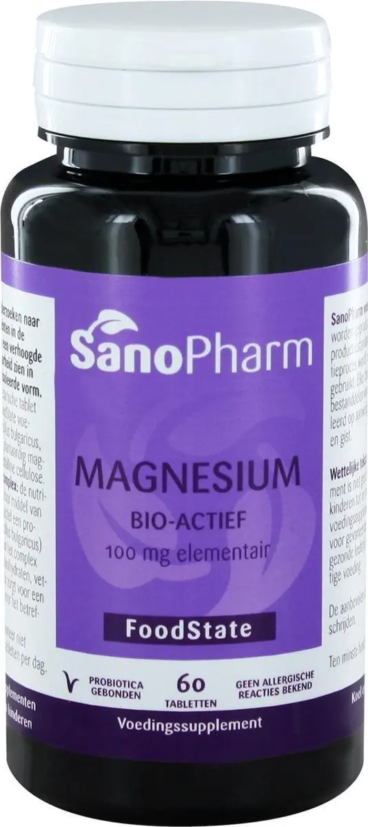 SanoPharm FoodState Magnesium 100 Mg