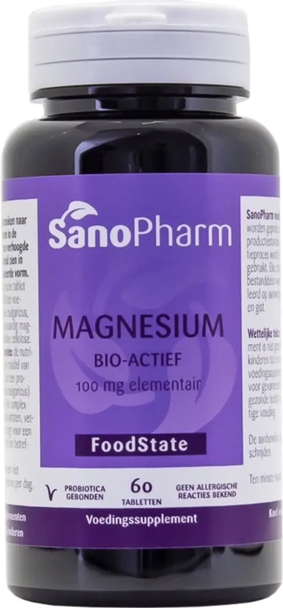 Sanopharm FoodState Magnesium 100mg - 60 Tabletten