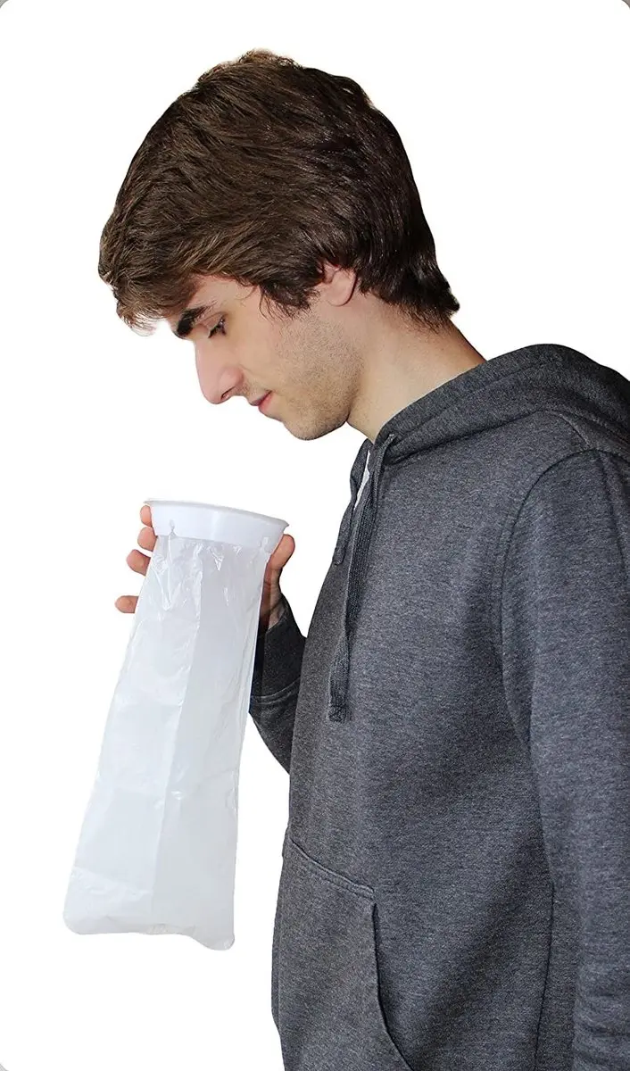 Romed Spuugzakjes 100 Stuks - 1,5L met Ring