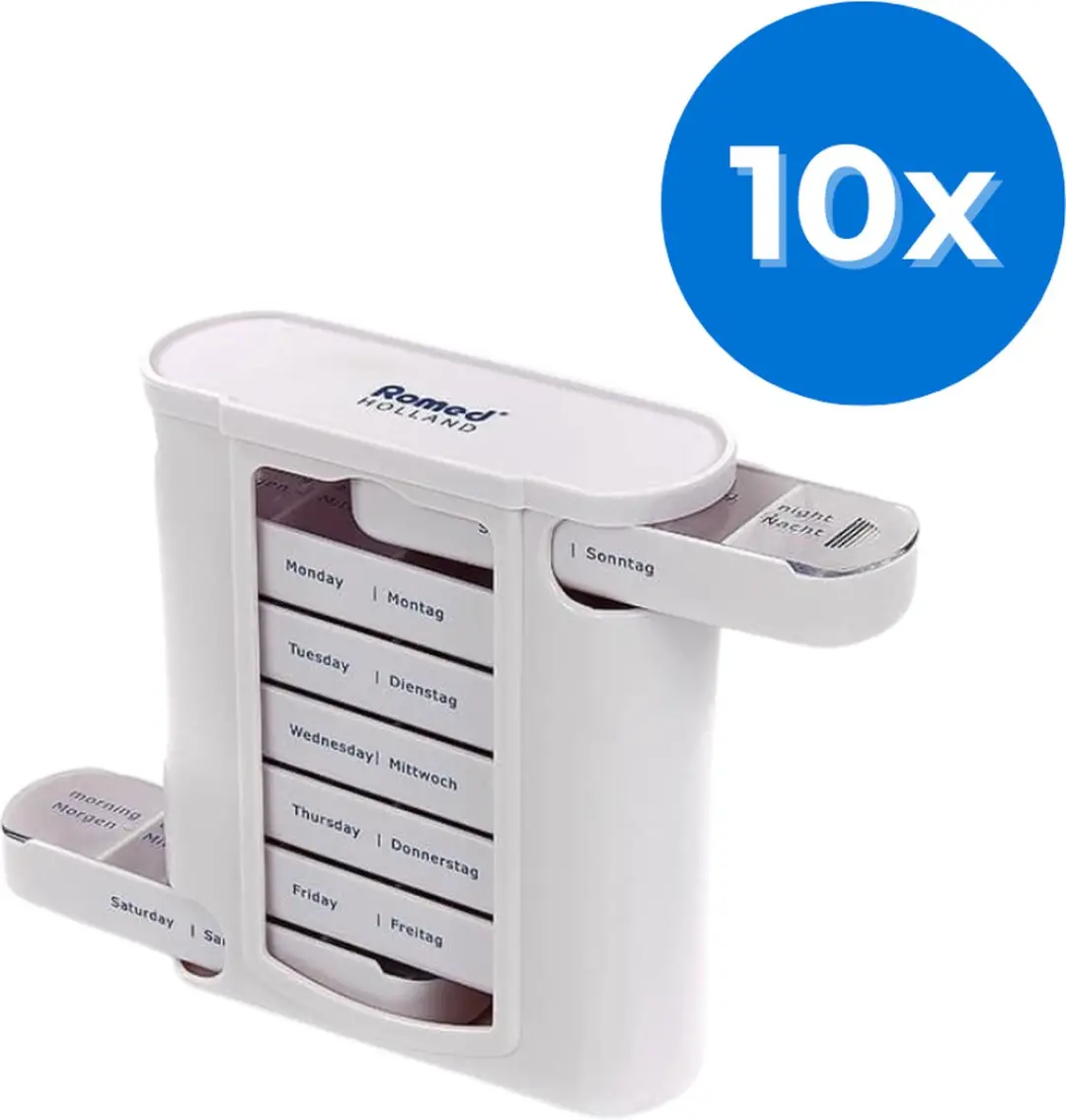 Romed Medicatie Dispenser Weekset - 10 Stuks