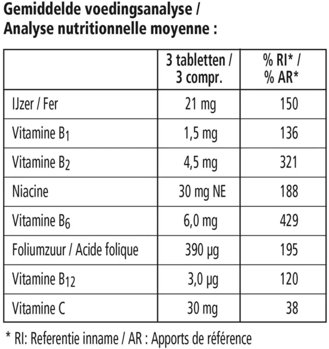 Salus Floradix IJzer-tabletten 147 Stuks