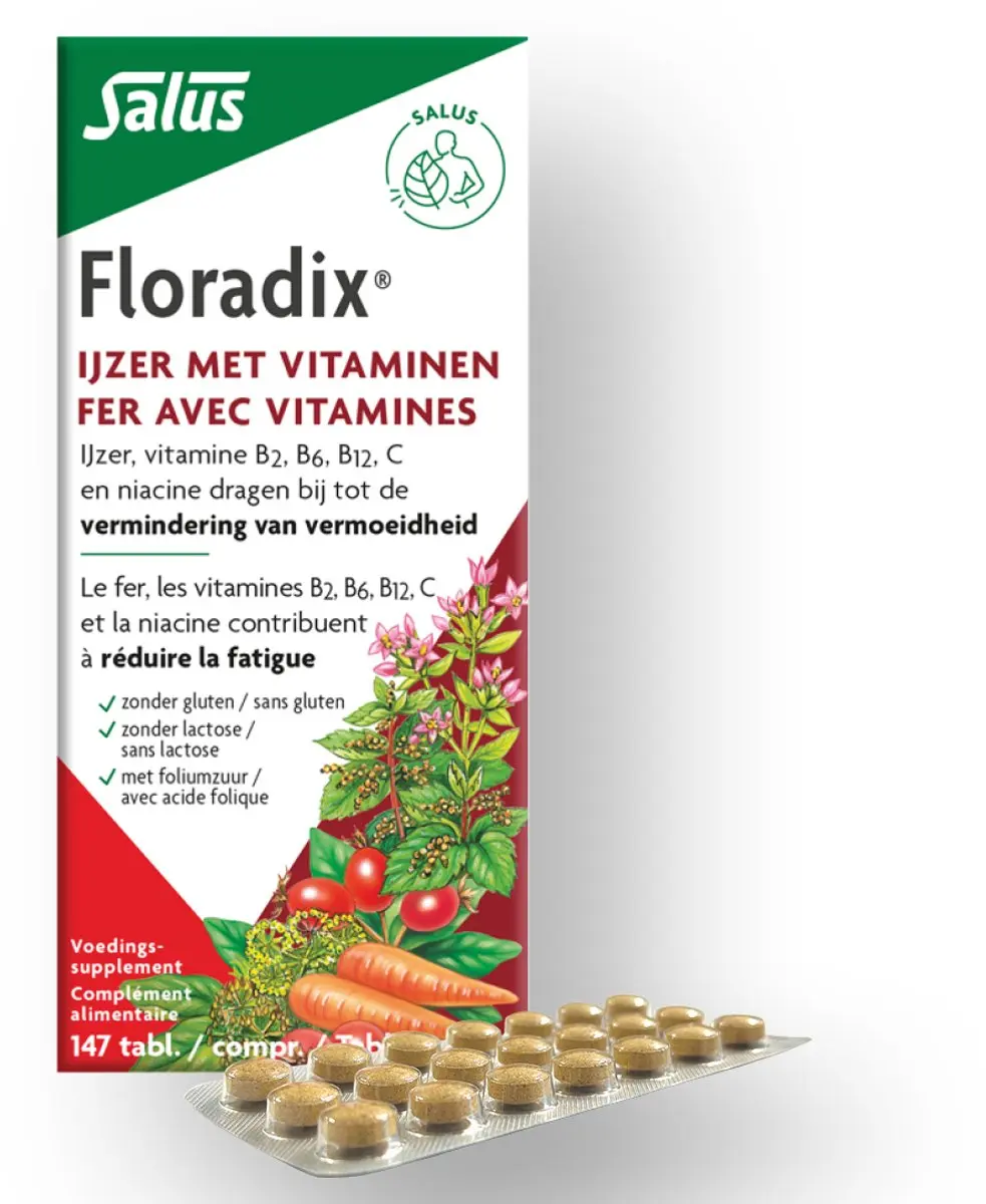Salus Floradix IJzer-tabletten 147 Stuks