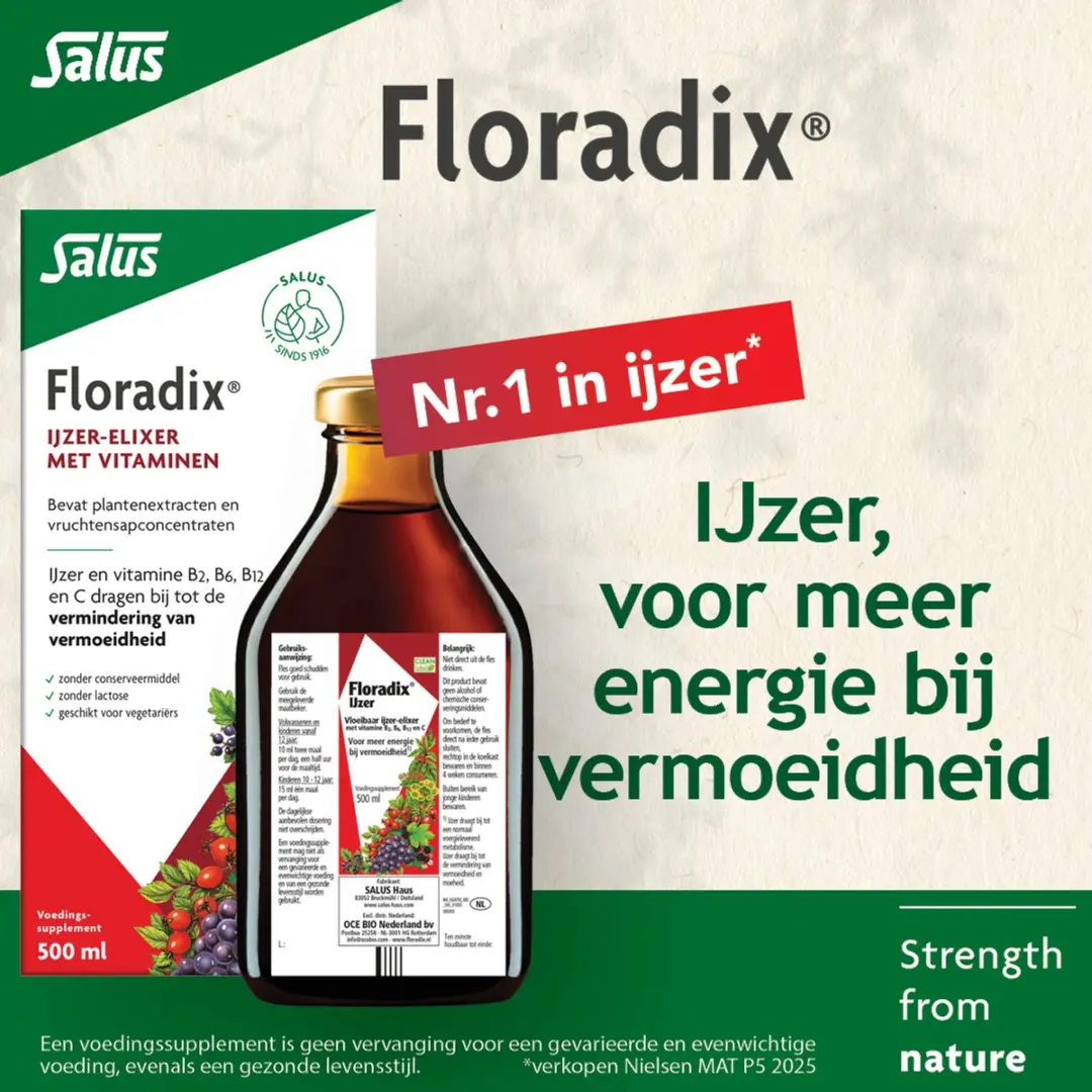 Salus Floradix IJzer-elixir 500ml