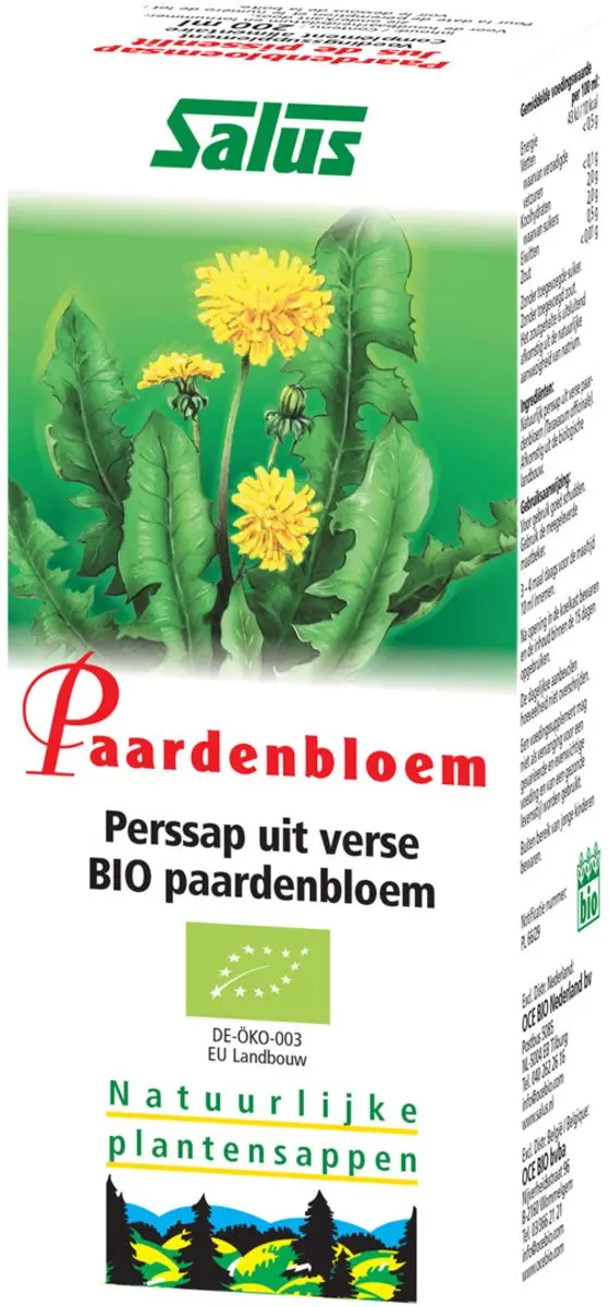 Salus Paardenbloem Perssap 200ml
