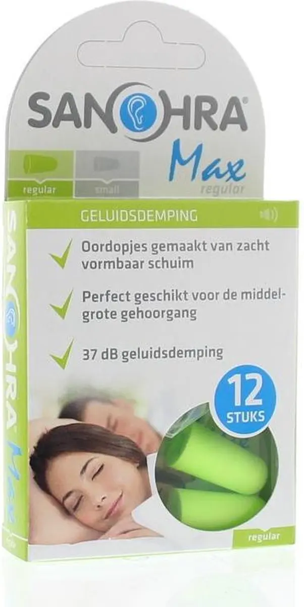 Sanohra Max foam oordoppen 6 paar