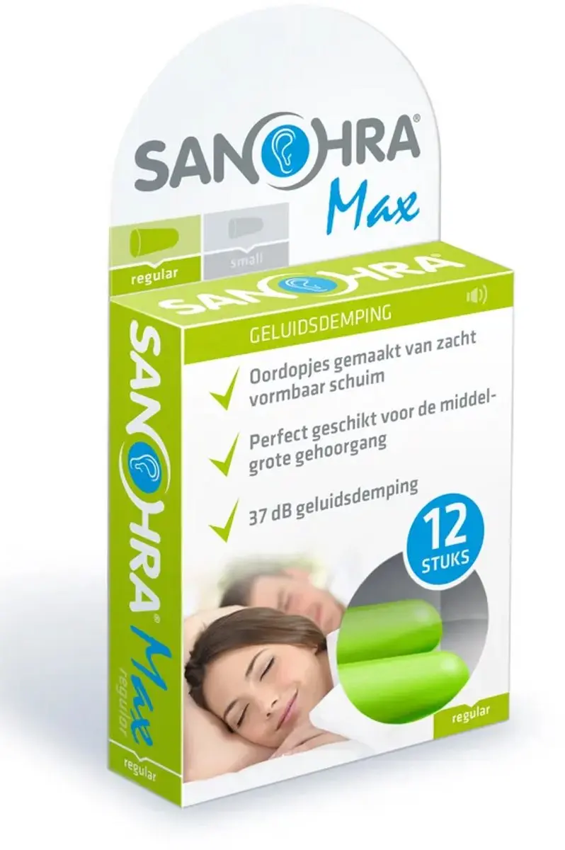 Sanohra Max foam oordoppen 6 paar