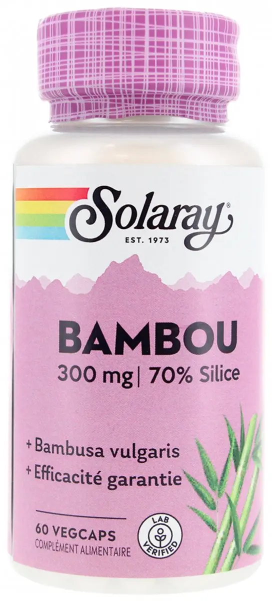 Solaray Bamboe 60 Plantaardige Capsules