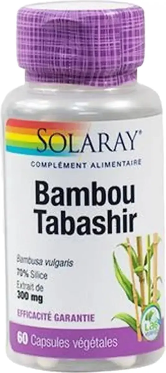 Solaray Bamboe 60 Plantaardige Capsules