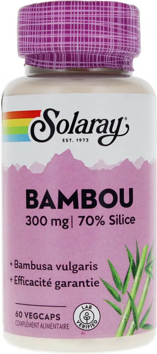 Solaray Bamboe 60 Plantaardige Capsules