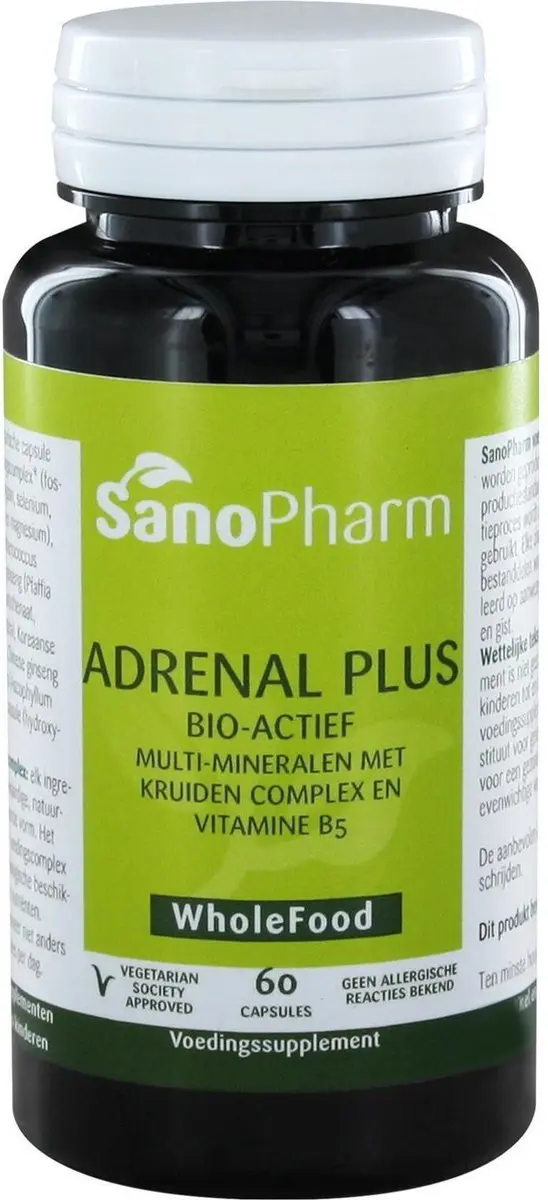 SanoPharm Adrenal Plus - 60 capsules
